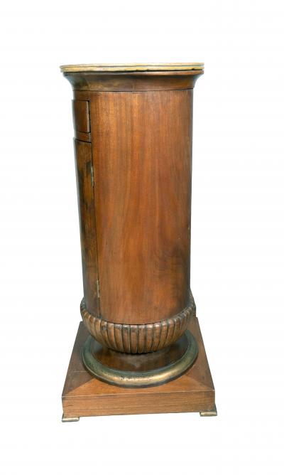 Pair Of Charles X Mahogany Pedestal Cabinets