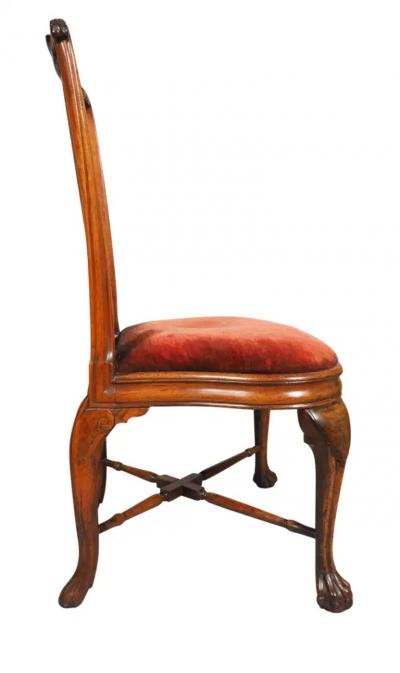 Pair Of Chinese Export Padouk Side Chairs
