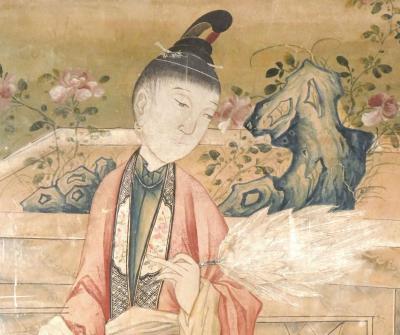 Pair Of Chinese Export Wallpaper Panels