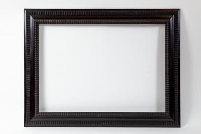 Pair Of Early XX Century Italian Baroque Style Ebonized Mirrors