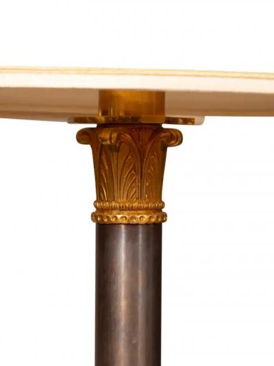 Pair Of Empire Style Bronze Table Lamps