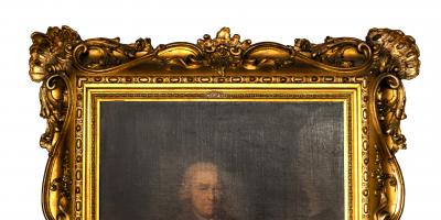Pair Of English Oil On Canvas Portraits Of Gentleman