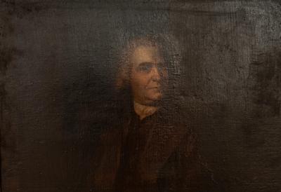 Pair Of English Oil On Canvas Portraits Of Gentleman