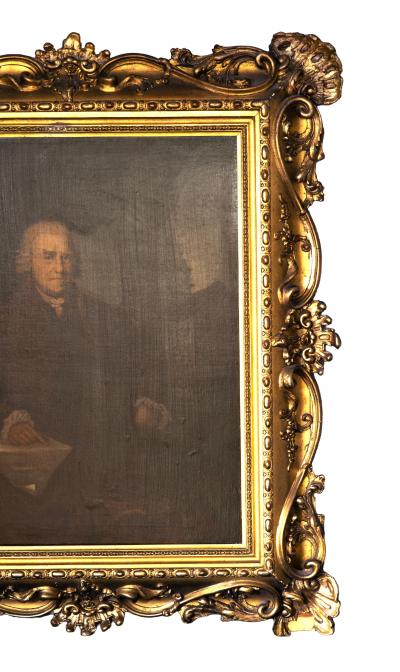 Pair Of English Oil On Canvas Portraits Of Gentleman