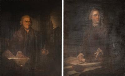 Pair Of English Oil On Canvas Portraits Of Gentleman