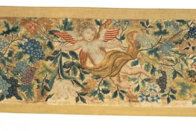 Pair Of European Needlepoint Panels