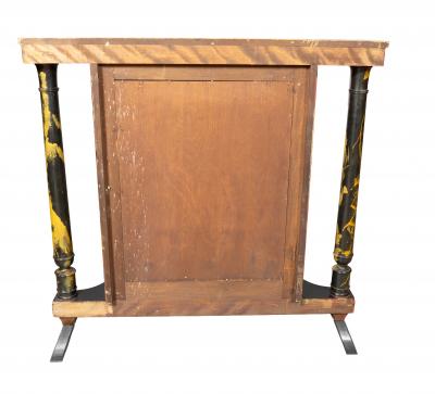 Pair Of Faux Marble Neoclassic Style Console Tables