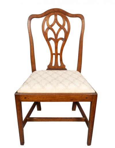 Pair Of Federal Mahogany Side Chairs