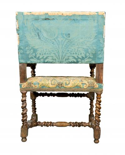 Pair Of Flemish Baroque Walnut Armchairs