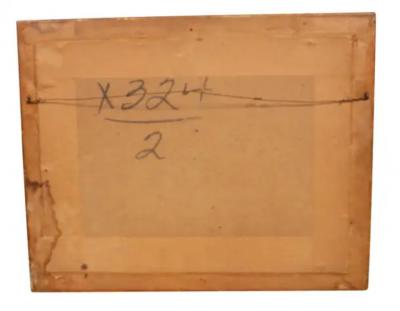 Pair Of Framed Needlepoint Pictures Depicting Scenes From Aesops Fables