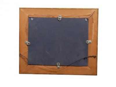 Pair Of Framed OIl Paintings Of Santa Barbara By DeWitt Parshall