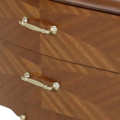 Pair Of French Art Deco 2 Drawer Commodes With Mirror Tops