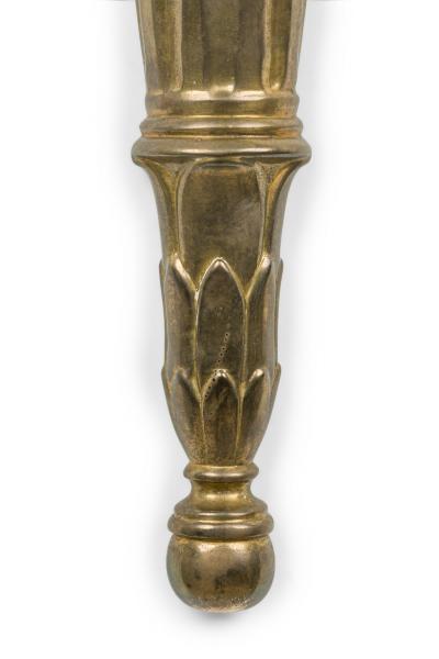 Pair Of French Empire Revival Bronze Two Light Wall Sconces