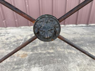 Pair Of French Maison Bagu s Wrought Iron Neoclassical Style Console Tables