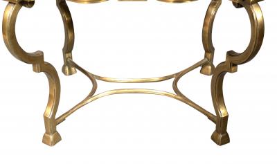 Pair Of French Moderne Bronze And Faux Tortoise End Tables