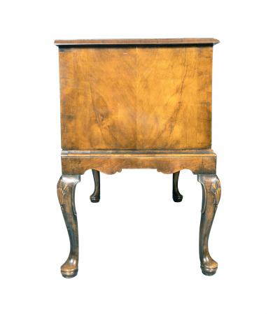 Pair Of George II Style Walnut Commodes