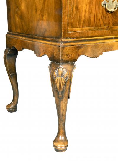 Pair Of George II Style Walnut Commodes