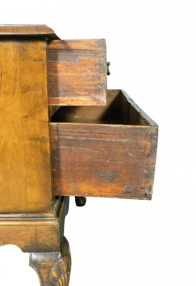 Pair Of George II Style Walnut Commodes