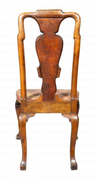 Pair Of George II Walnut Side Chairs
