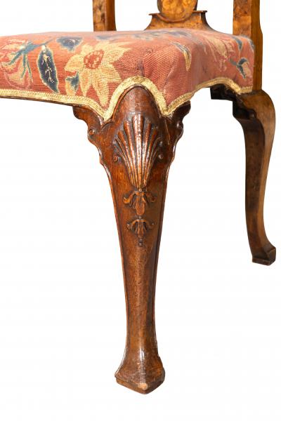 Pair Of George II Walnut Side Chairs
