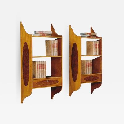 Pair Of George III Hanging Wall Shelves