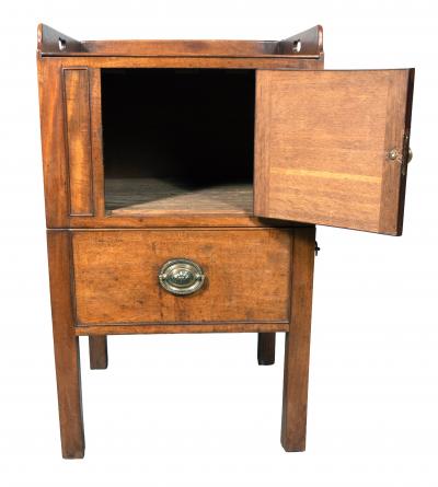 Pair Of George III Mahogany Bedside Commodes