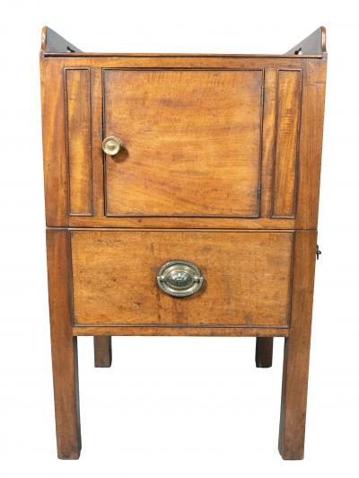 Pair Of George III Mahogany Bedside Commodes