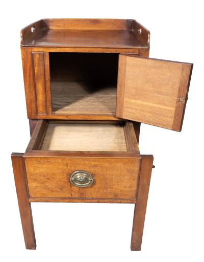 Pair Of George III Mahogany Bedside Commodes