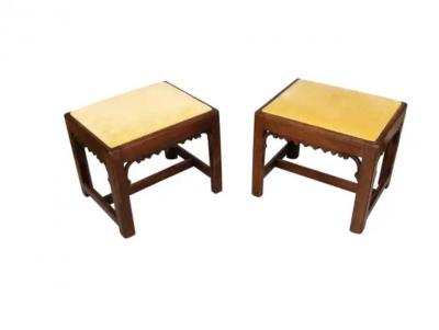 Pair Of George III Mahogany Benches