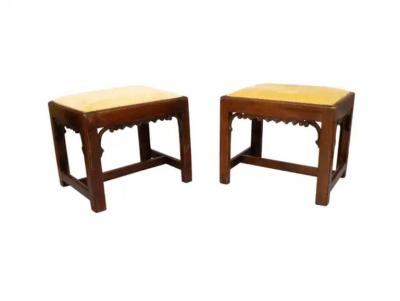 Pair Of George III Mahogany Benches