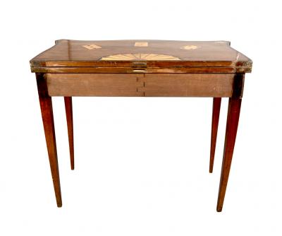 Pair Of George III Mahogany Games Tables