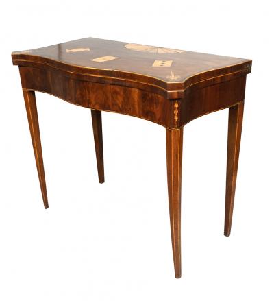 Pair Of George III Mahogany Games Tables