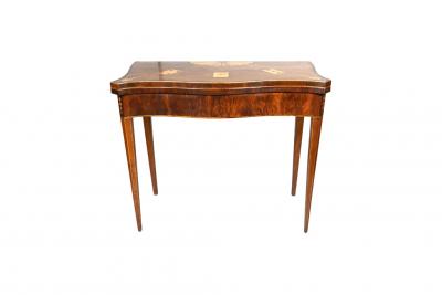 Pair Of George III Mahogany Games Tables