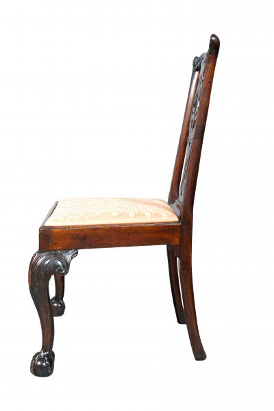 Pair Of George III Mahogany Side Chairs