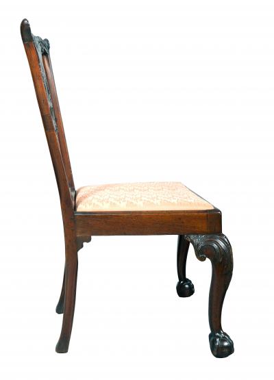 Pair Of George III Mahogany Side Chairs