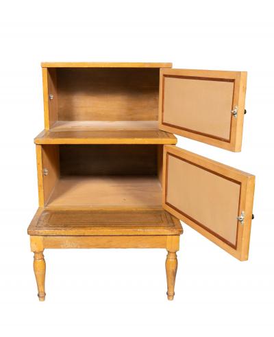 Pair Of George III Style Yellow Japanned Step Tables From The Duke Of Windsor