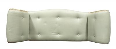 Pair Of George III White And Green Painted Window Benches