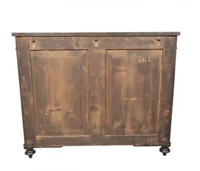 Pair Of George IV Satinwood And Ebonized Cabinets