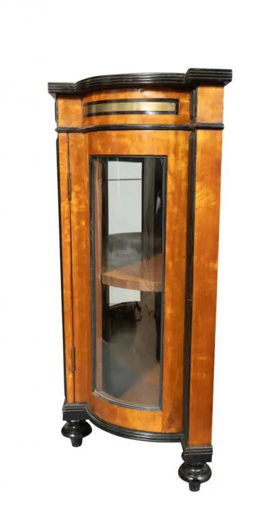 Pair Of George IV Satinwood And Ebonized Cabinets