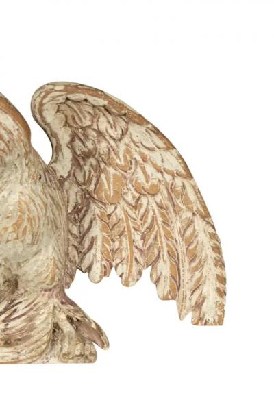 Pair Of Georgian Painted Eagles