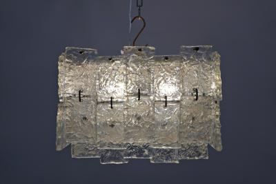 Pair Of Italian Glass Suspension 1960s