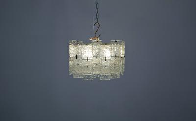 Pair Of Italian Glass Suspension 1960s