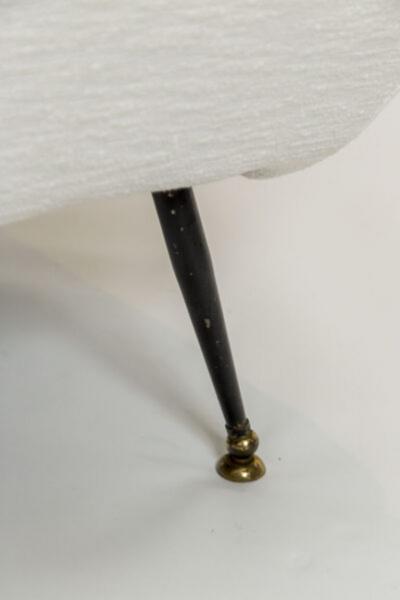 Pair Of Italian Mid Century Curving Lounge Chairs