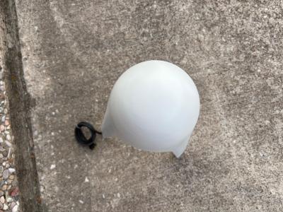 Pair Of Italian Modern Concrete Lamps