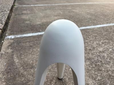 Pair Of Italian Modern Concrete Lamps