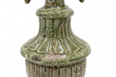 Pair Of Italian Neoclassic Style Terra Cotta Ornaments