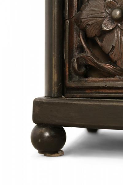 Pair Of Italian Renaissance Style Metal Filigree Pentagonal Umbrella Stands