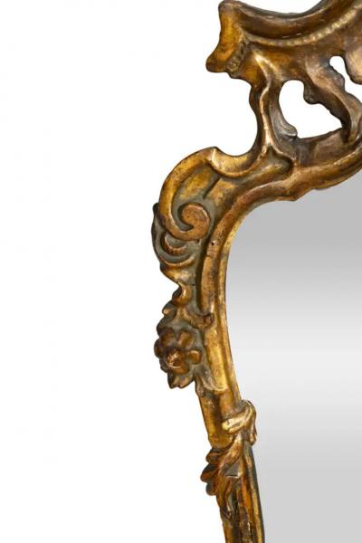 Pair Of Italian Rococo Giltwood Mirrors