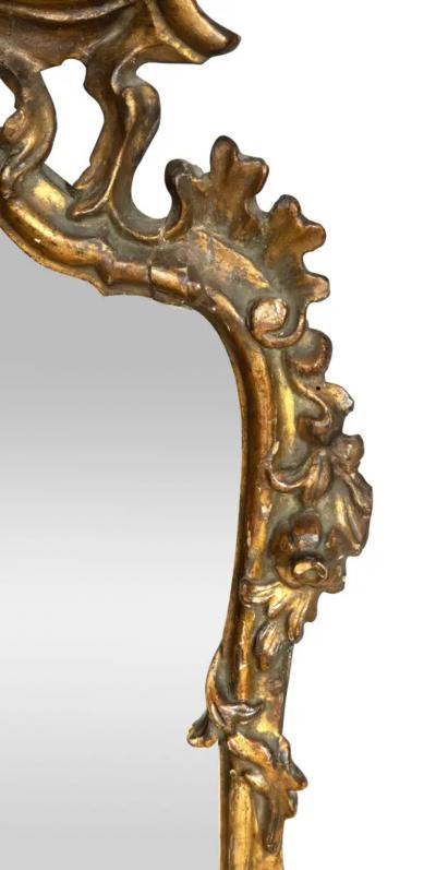 Pair Of Italian Rococo Giltwood Mirrors