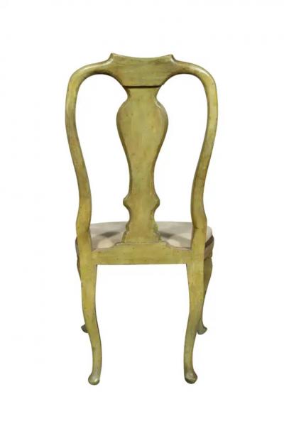 Pair Of Italian Rococo Painted Side Chairs